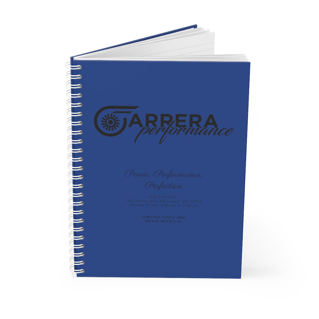 Carrera Spiral Notebook